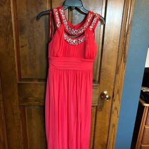 Pink prom dress